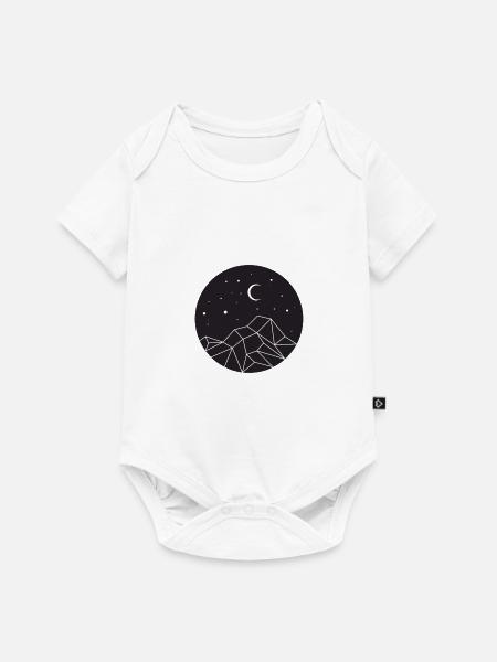 Mountain - Baby Premium Kurzarmbody - Weiß