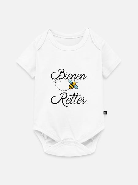 Rettet die Bienen - Baby Premium Kurzarmbody - Weiß