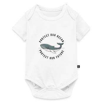 Protect Our Ocean Tee Shirt Wal - Baby Premium short-sleeve bodysuit - white - Front