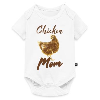 Chicken mum - Baby Premium short-sleeve bodysuit - white - Front
