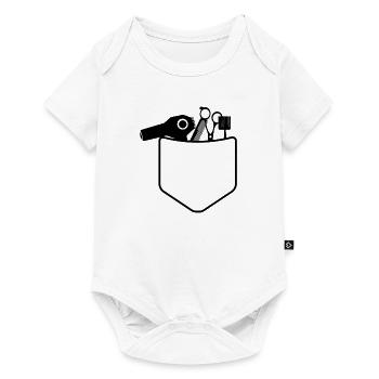 Hairdresser Hairdresser - Baby Premium short-sleeve bodysuit - white - Front