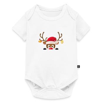 shirt de Noël - Body à manches courtes Premium Bébé - blanc - Devant