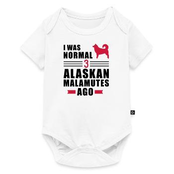 Alaskan Malamute - Baby Premium short-sleeve bodysuit - white - Front