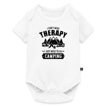 camping - Baby Premium short-sleeve bodysuit - white - Front