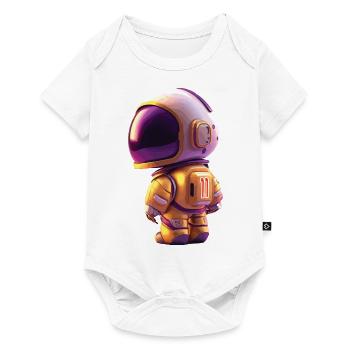 Space Kid Young Astronaut Birthday Eleven - Baby Premium short-sleeve bodysuit - white - Front