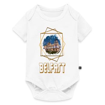 Belfast Northern Ireland City Skyline Home Love - Baby Premium short-sleeve bodysuit - white - Front