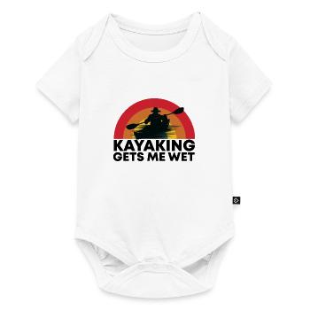 Sports nautiques en kayak - Body à manches courtes Premium Bébé - blanc - Devant