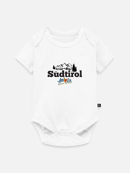 Südtirol - Baby Premium Kurzarmbody - Weiß