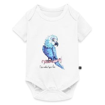 Spix-Ara - Baby Premium Kurzarmbody - Weiß - Vorne