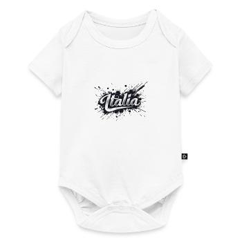 Italia Lettering Italien Italy - Baby Premium short-sleeve bodysuit - white - Front