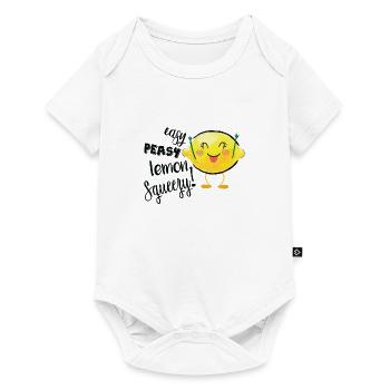 Easy Peasy Lemon Squeezy - Baby Premium short-sleeve bodysuit - white - Front