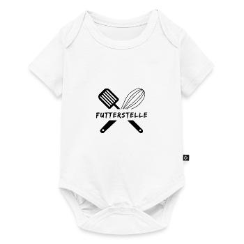 Futterstelle - Küche / Essen / Kochen - Baby Premium Kurzarmbody - Weiß - Vorne