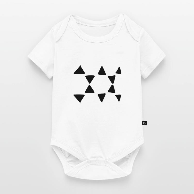 Triangular Pattern Triangular Shapes Baby Premium short-sleeve bodysuit