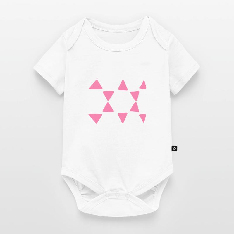 Triangular Pattern Triangular Shapes Baby Premium short-sleeve bodysuit