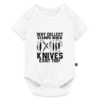 Gifts for knife collectors | Antique Knife Hobby - Baby Premium short-sleeve bodysuit - white - Front