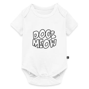 Dogs Meow - Baby Premium short-sleeve bodysuit - white - Front