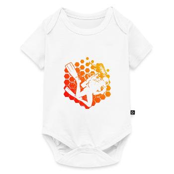 Scuba Diver Tauchen Herren Diver Damen - Baby Premium Kurzarmbody - Weiß - Vorne