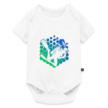 Diver Free Dive Scuba Diver Men's Diver - Baby Premium short-sleeve bodysuit - white - Front