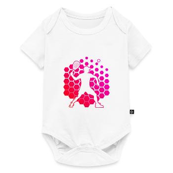 Pickleball Play Racquetball Racquetball Homme - Body à manches courtes Premium Bébé - blanc - Devant