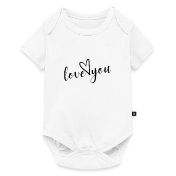 Love you - Baby Premium short-sleeve bodysuit - white - Front