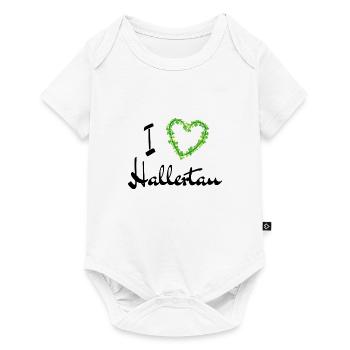 I love Hallertau - Baby Premium Kurzarmbody - Weiß - Vorne