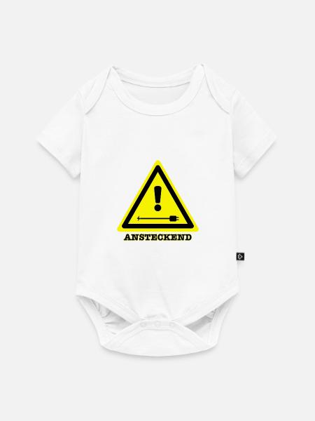 Ansteckend joke (DE) - Baby Premium Kurzarmbody - Weiß