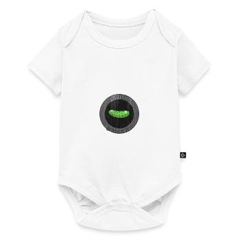Saure-Gurken-Zeit Logo Retro Vintage - Baby Premium Kurzarmbody - Weiß - Vorne