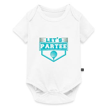Golf Geschenk Witz Golfspieler Golfer - Baby Premium Kurzarmbody - Weiß - Vorne