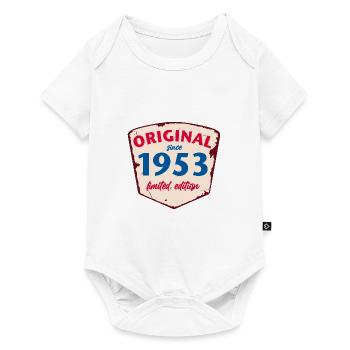 1953 Blechschild - limeted edition - Vintage - Baby Premium Kurzarmbody - Weiß - Vorne