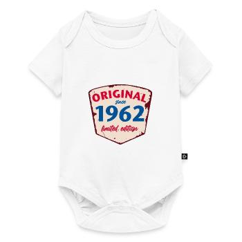1962 Blechschild - limeted edition - Vintage - Baby Premium Kurzarmbody - Weiß - Vorne