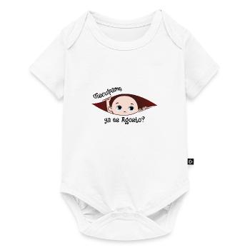 Disculpame Ya Es Agosto Bebé - Baby Premium Kurzarmbody - Weiß - Vorne