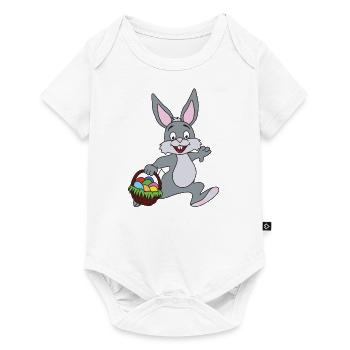 Easter motive Easter Easter bunny - Baby Premium short-sleeve bodysuit - white - Front