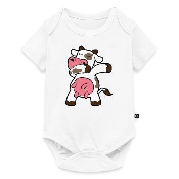 Dabbing Dab vache - Body à manches courtes Premium Bébé - blanc - Devant