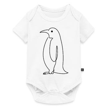 Lignes de Piniguin - Body à manches courtes Premium Bébé - blanc - Devant