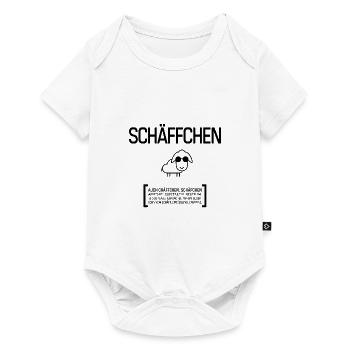 SCHÄFFCHEN SCHÄFF CHEF BOSS Geschenkidee - Baby Premium Kurzarmbody - Weiß - Vorne