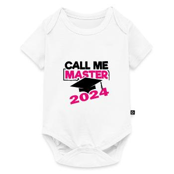 Master 2024 Master's Degree Graduation Graduate - Baby Premium short-sleeve bodysuit - white - Front
