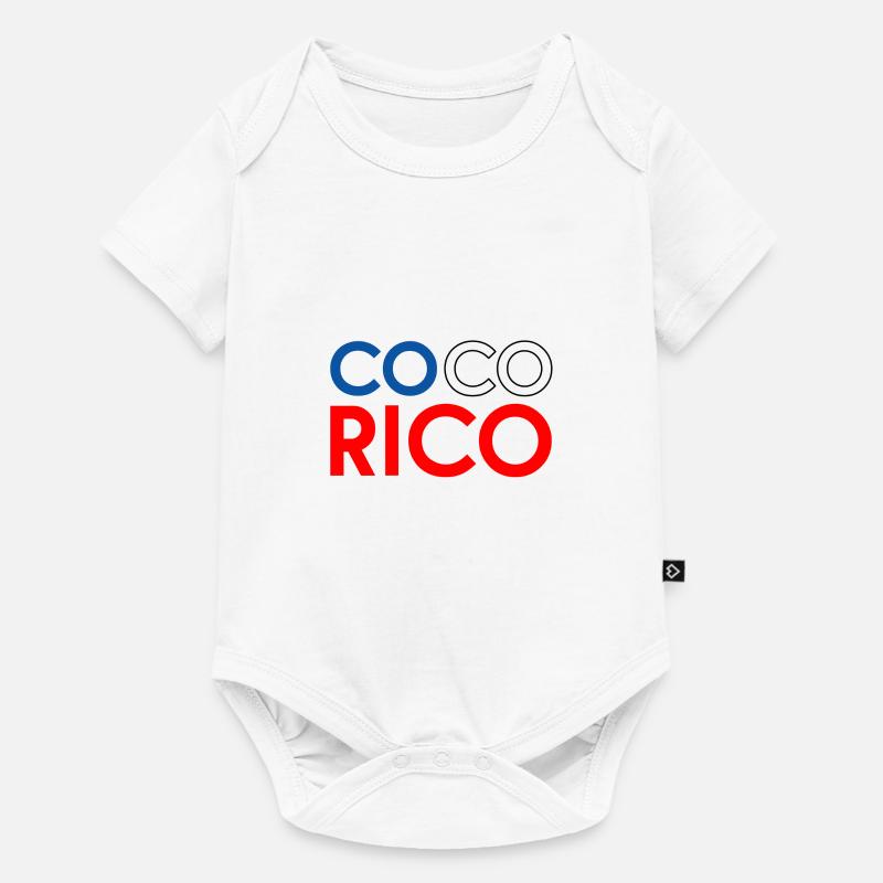 cocorico - Body à manches courtes Premium Bébé - blanc