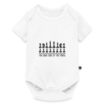 Lusitger Schachspieler Spruch I Schach - Baby Premium Kurzarmbody - Weiß - Vorne