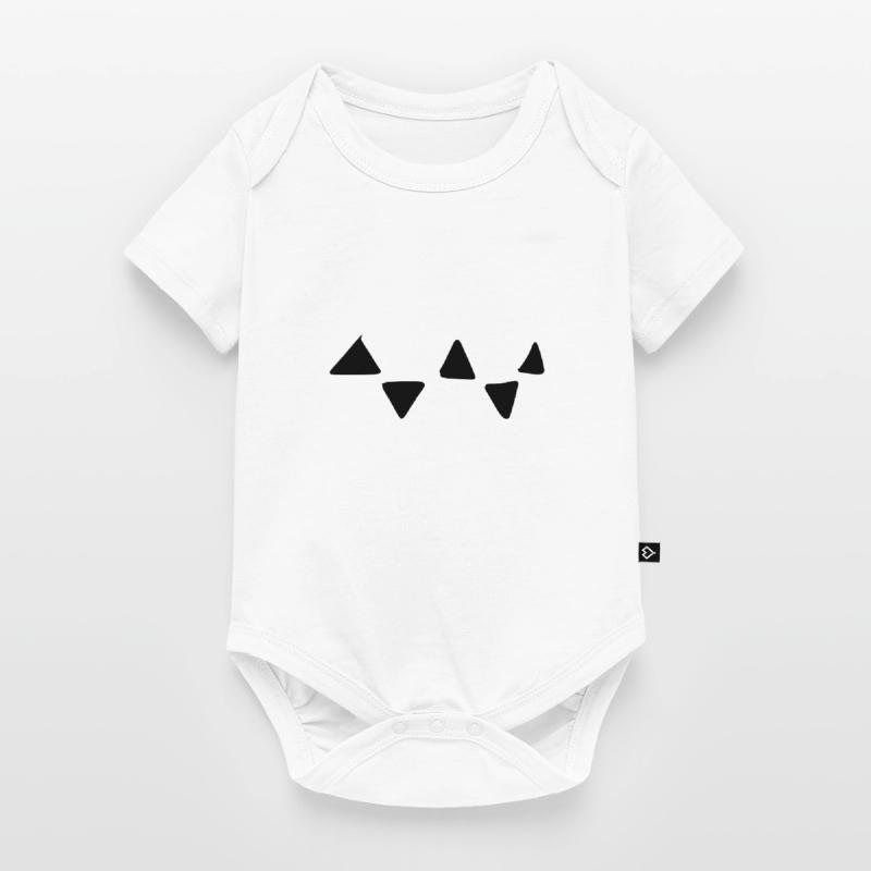 Triangular Pattern Triangular Shapes Baby Premium short-sleeve bodysuit
