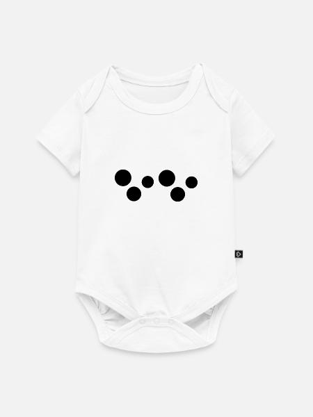 sechs kreise kreis form - Baby Premium Kurzarmbody - Weiß
