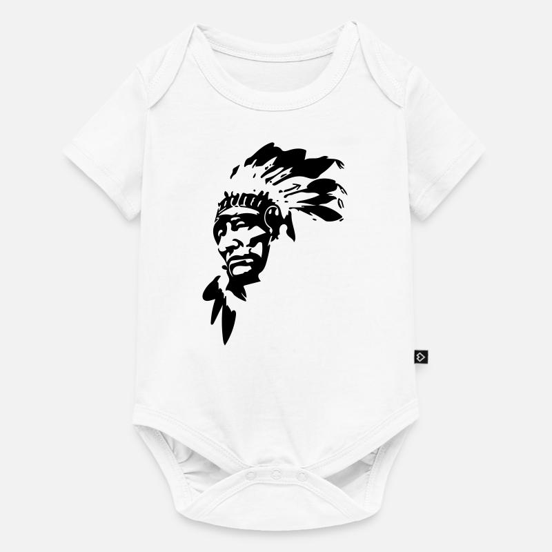 indigène - Body à manches courtes Premium Bébé - blanc