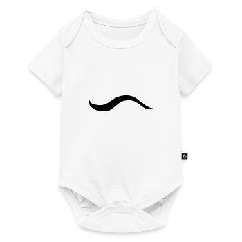 Wave Line Icon - Baby Premium short-sleeve bodysuit - white - Front
