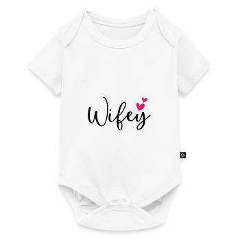Funny Wifey - Baby Premium short-sleeve bodysuit - white - Front
