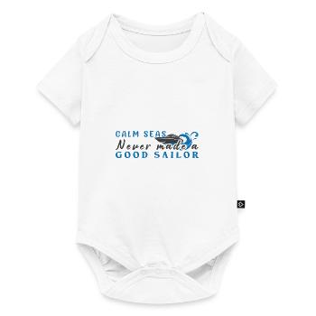 Segeln & Geschenk Für Kapitäne & Segler - Baby Premium Kurzarmbody - Weiß - Vorne