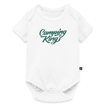 Camping King - Baby Premium short-sleeve bodysuit - white - Front