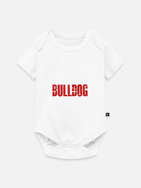 Bulldog - Baby Premium Kurzarmbody - Weiß