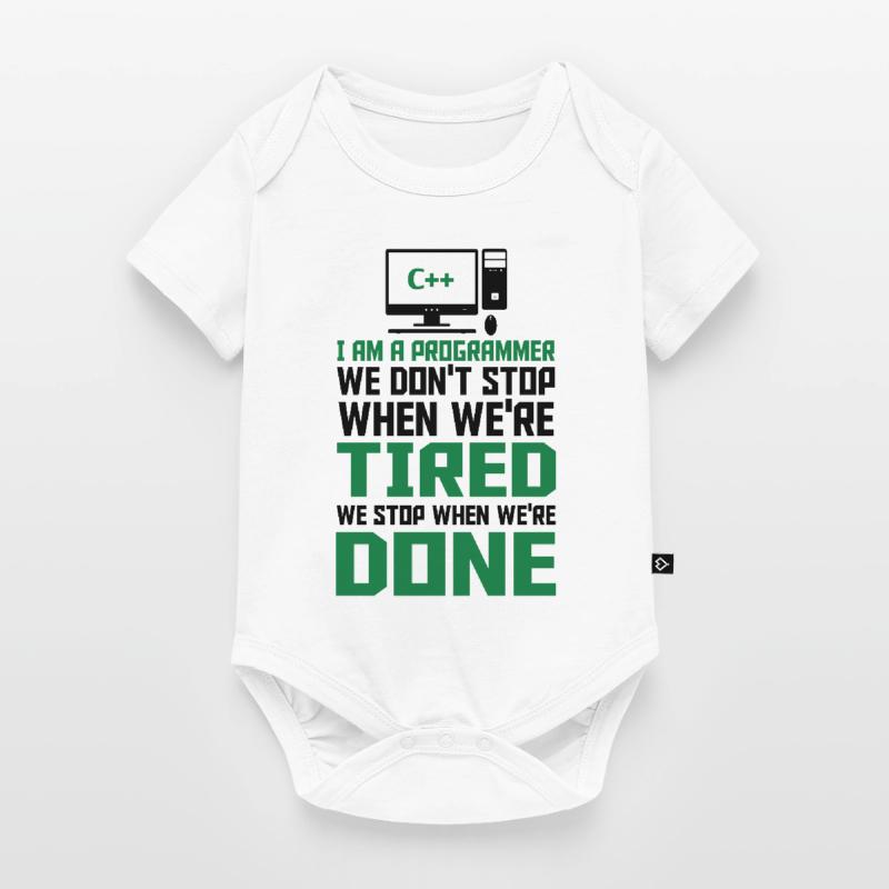 I'm A Programmer I Write Code Computer Scientist A Baby Premium Kurzarmbody