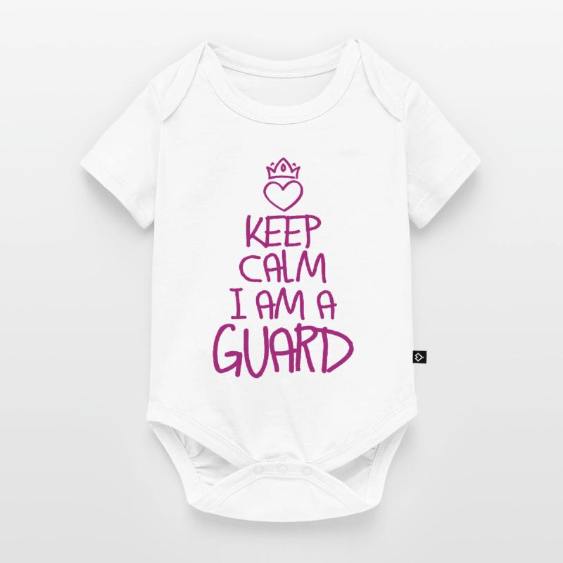 Keep Calm Security Guard Cool Security Guard Gift Baby Premium short-sleeve bodysuit