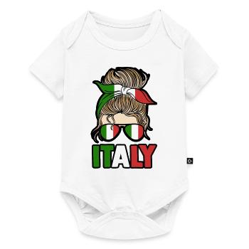 Italia Italian Italian Italy - Baby Premium short-sleeve bodysuit - white - Front