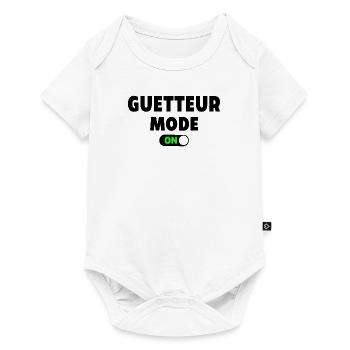 GUETTEUR MODE ON - Body à manches courtes Premium Bébé - blanc - Devant